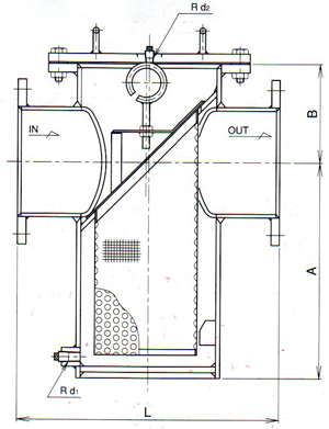 KU-3过滤器尺寸图